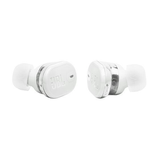 JBL Tune Buds 2 Ghost Edition - Ghost White - True Wireless Noise Cancelling Earbuds - Detailshot 4 JBL Tune Buds 2 Ghost Edition - Ghost White - True Wireless Noise Cancelling Earbuds - Detailshot 4